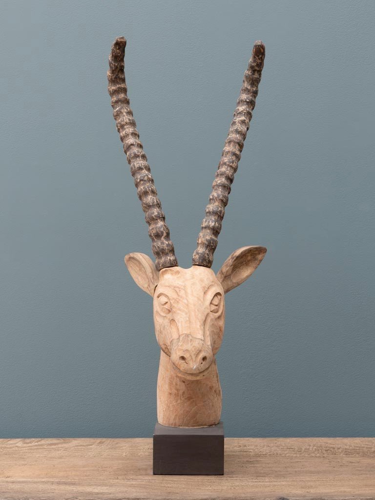 Figura de Decoración Gacela - #pino_y_jacaranda#