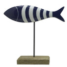 Figura de Decoración Pez Rayado - pino_y_jacaranda