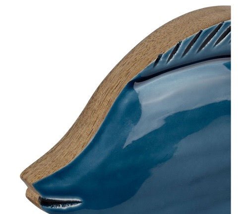 Figura de Decoración Rodaballo - pino_y_jacaranda