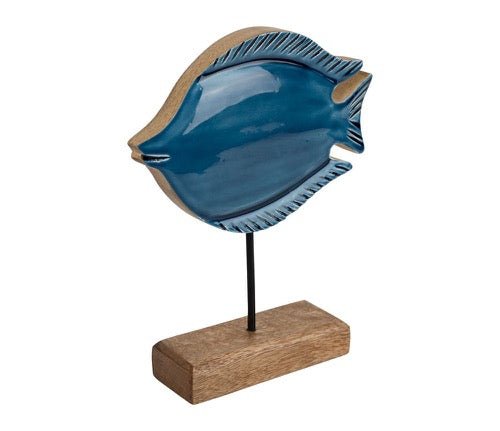 Figura de Decoración Rodaballo - pino_y_jacaranda
