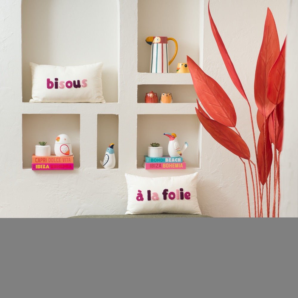 Figura Decorativa Aves del Paraíso - pino_y_jacaranda