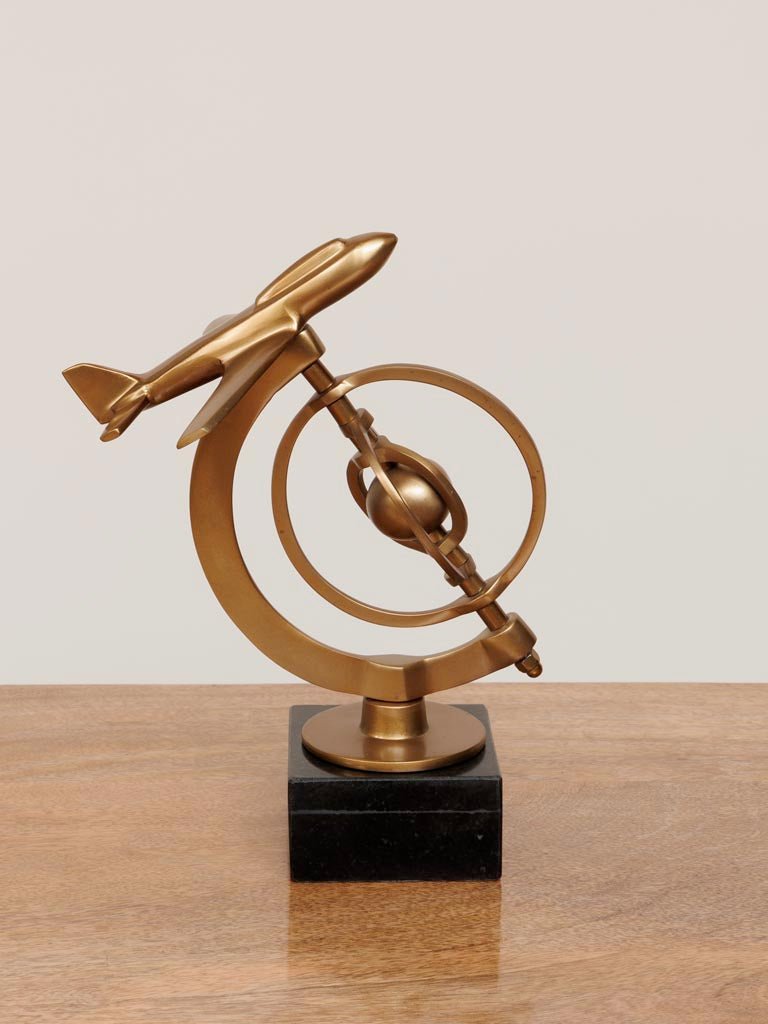 Figura Decorativa Aviador - #pino_y_jacaranda#