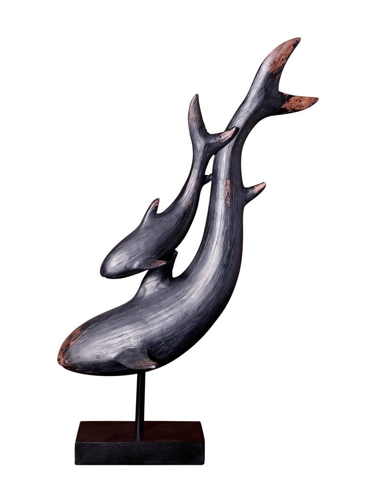 Figura Decorativa Ballenas - #pino_y_jacaranda#