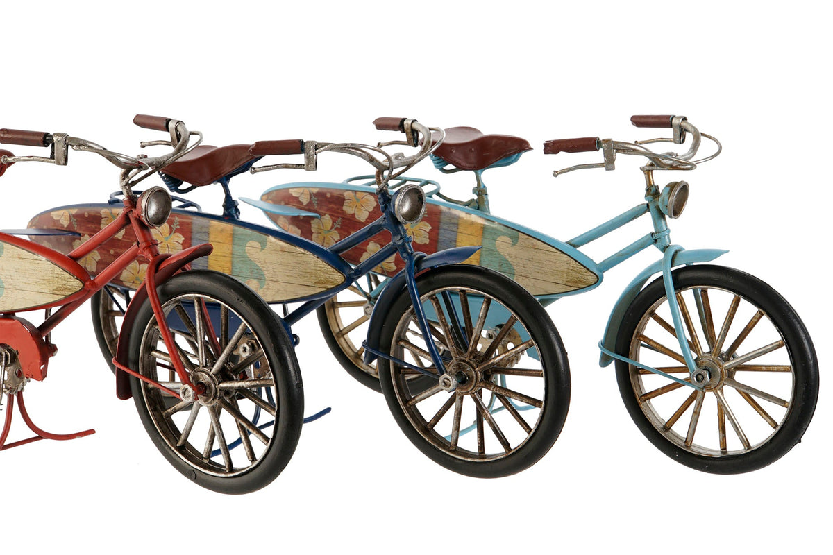 Figura Decorativa Bicicleta con Tabla de Surf - #pino_y_jacaranda#
