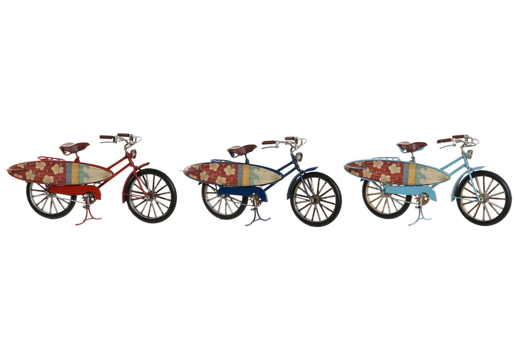 Figura Decorativa Bicicleta con Tabla de Surf - #pino_y_jacaranda#