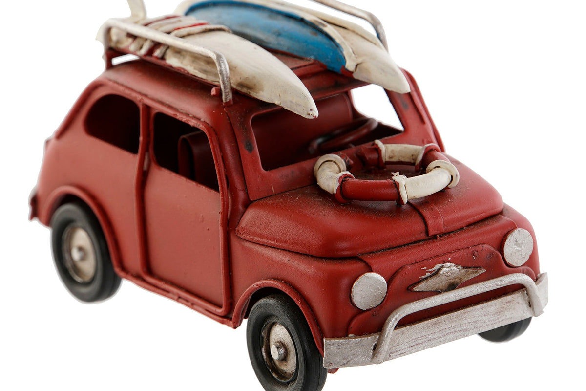 Figura Decorativa Coche con Tabla de Surf - #pino_y_jacaranda#
