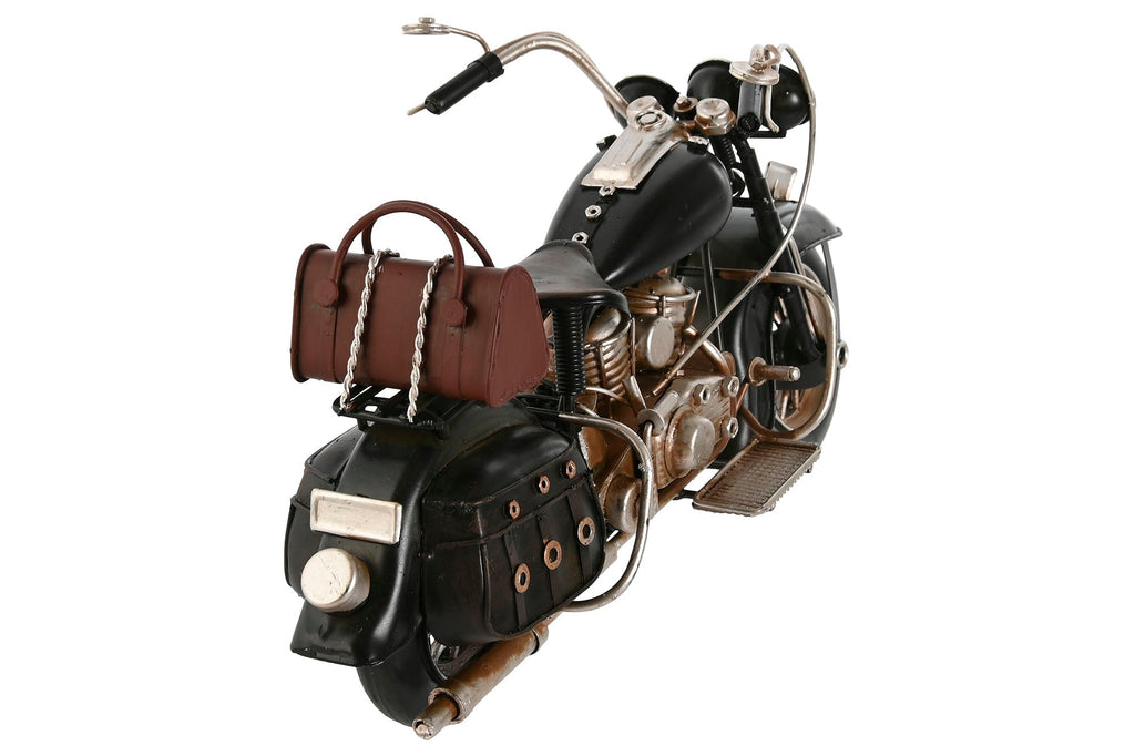 Figura Decorativa Harley con Maleta - #pino_y_jacaranda#