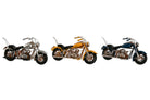 Figura Decorativa Moto Estilo Harley Triumph - #pino_y_jacaranda#