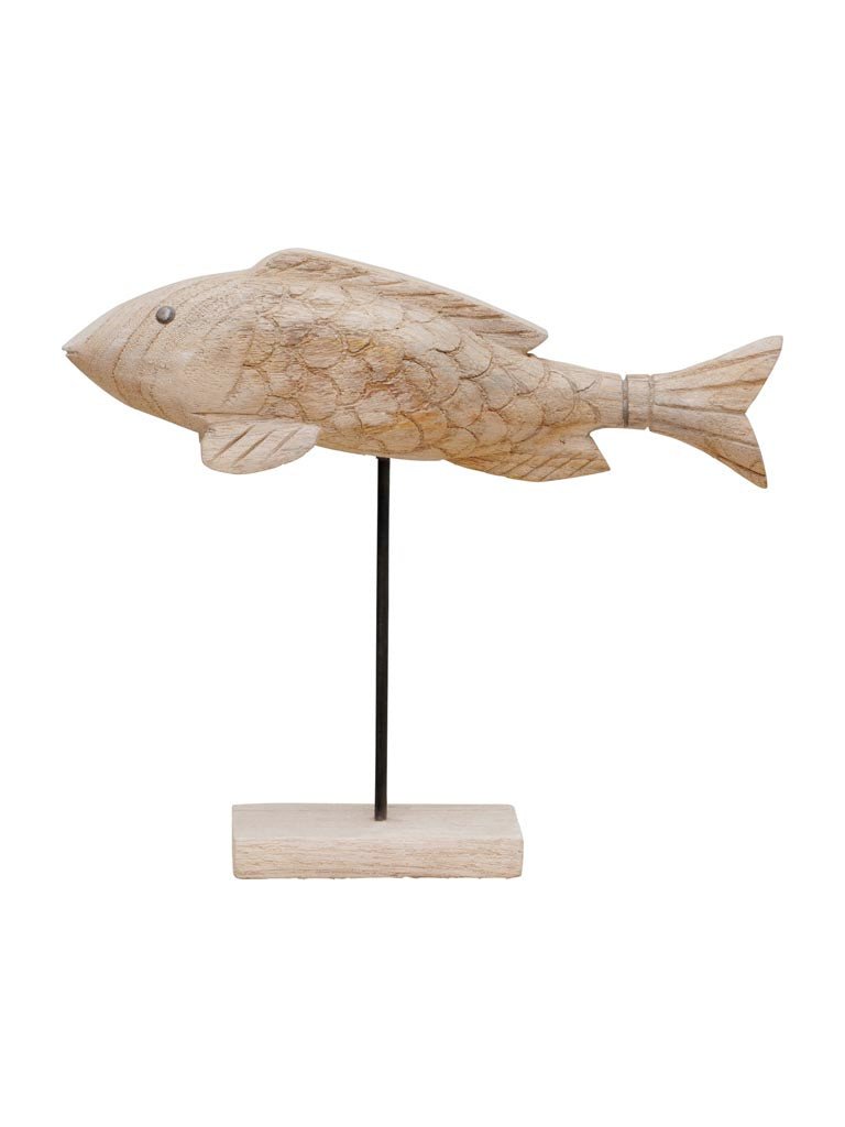 Figura Decorativa Pez Escamas - #pino_y_jacaranda#