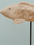 Figura Decorativa Pez Escamas - #pino_y_jacaranda#