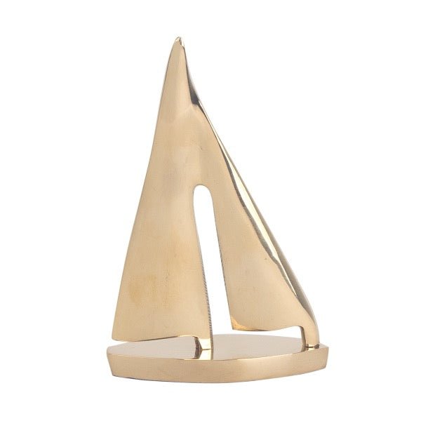 Figura Decorativa Velero Dorado - pino_y_jacaranda