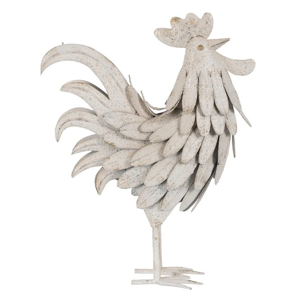 Figura Gallo Metal - #pino_y_jacaranda#