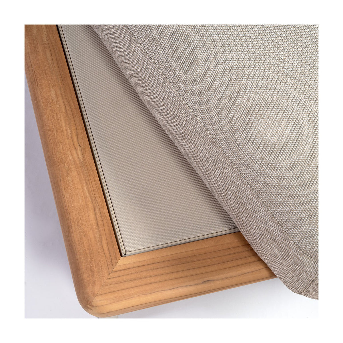 Sofá modular de exterior de aluminio y cuerda Mogrovejo