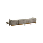 Sofá modular de exterior de aluminio y cuerda Mogrovejo