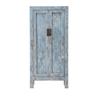 Armario azul de pino con 2 puertas Cidacos