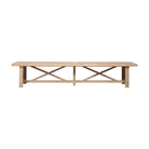 Mesa de comedor natural de pino 400 cm Chenling