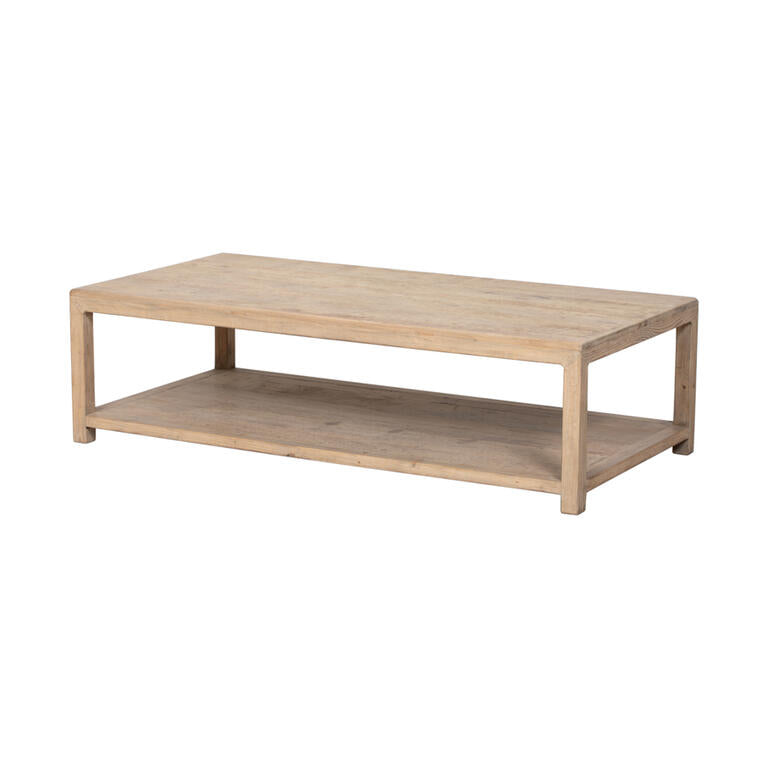 Mesa de centro natural de pino Fangzhen