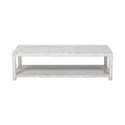 Mesa de centro blanca de pino Fangxia