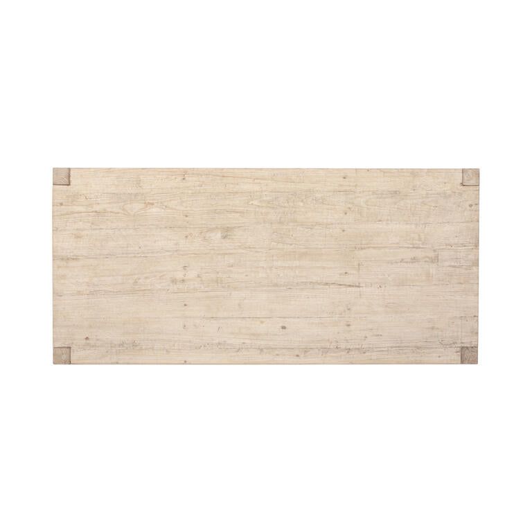 Mesa de comedor natural de pino Honglan