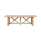 Mesa de comedor natural de pino 250 cm Serbal