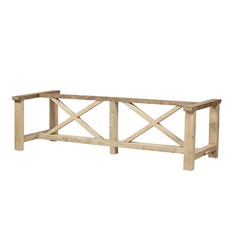 Mesa de comedor natural de pino 250 cm Serbal