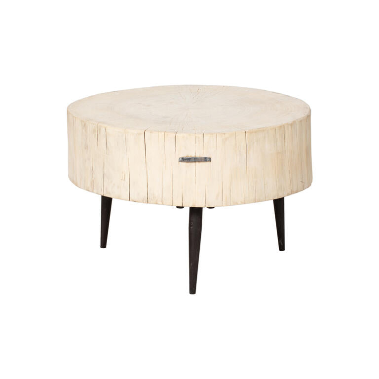 Mesa de centro natural de álamo Luyan