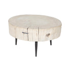 Mesa de centro natural de álamo Junan