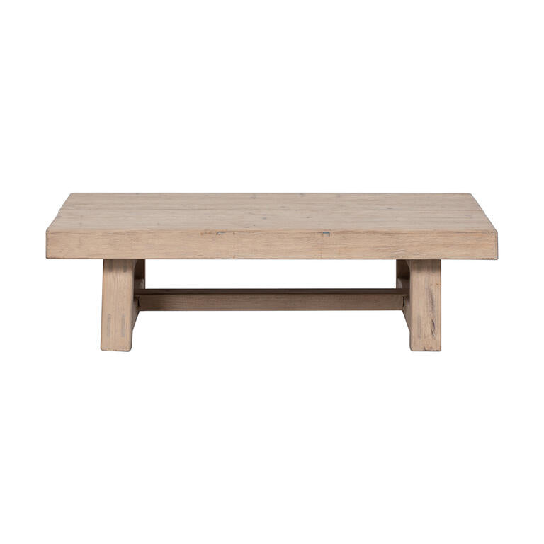 Mesa de centro natural de pino Huaan