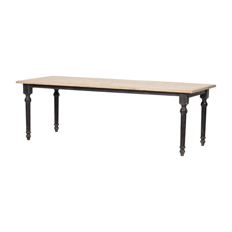 Mesa de comedor multicolor de pino Qingmei