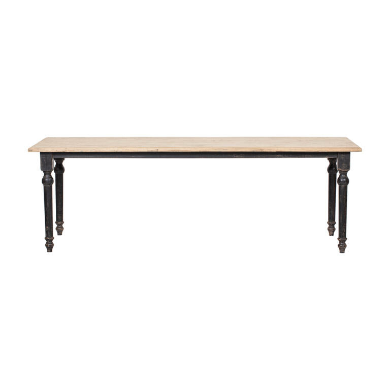 Mesa de comedor multicolor de pino Qingmei