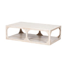 Mesa de centro blanca de pino Shanya