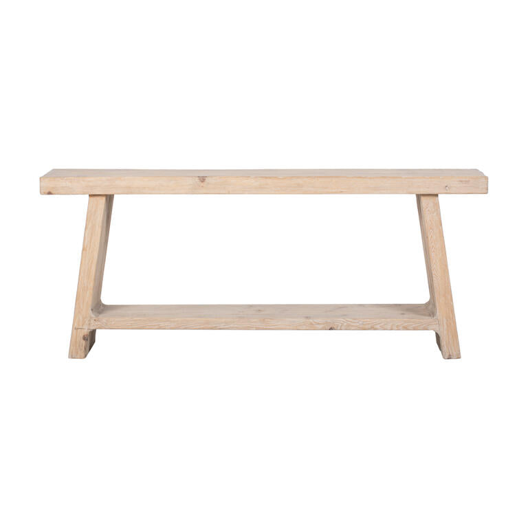 Consola natural de pino Yupo