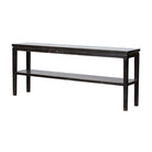 Consola negra de pino Alojera