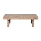 Mesa de centro natural de pino Torcecuello