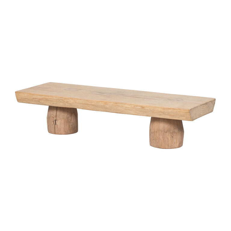 Mesa de centro natural de pino Cigüeña