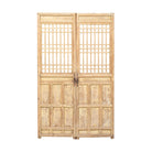 Puerta antigua de olmo con 2 hojas Mingan