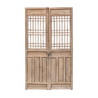 Puerta antigua de pino con 2 hojas Chenfeng