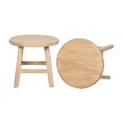 Mesa auxiliar natural de olmo Jinsong