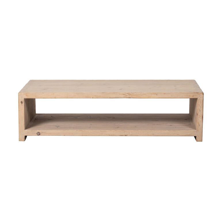 Mesa de centro natural de pino Azor