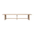 Mesa de comedor natural de pino Jinyun