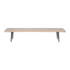 Mesa de centro natural de nogal Ganga