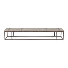 Mesa de centro natural de olmo Lanming