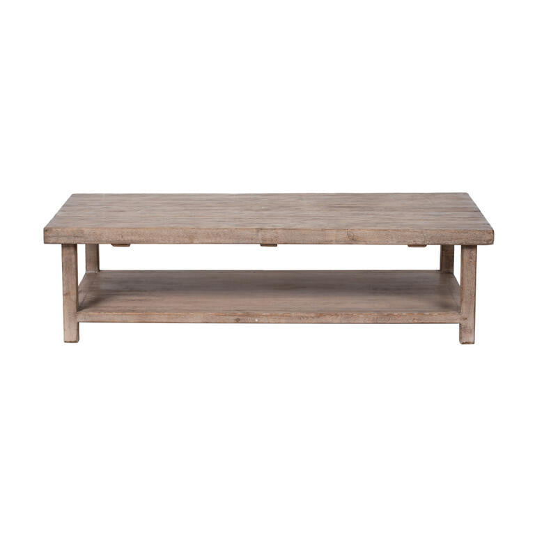 Mesa de centro natural de pino Buitre