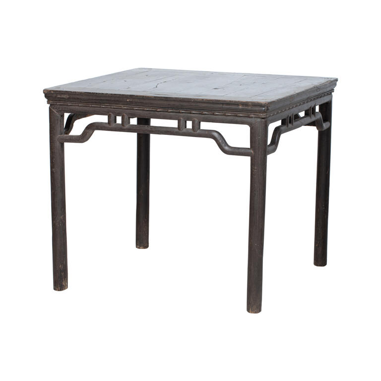 Mesa antigua negra de olmo Malecón