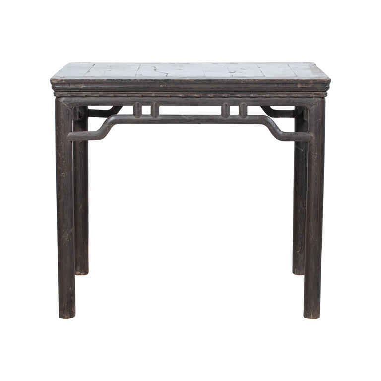Mesa antigua negra de olmo Malecón