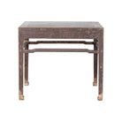 Mesa antigua negra de pino Farallón
