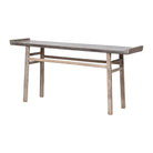 Consola antigua natural de roble Amadores