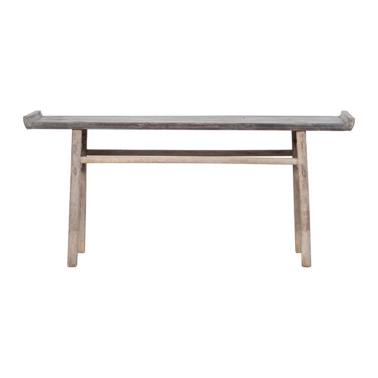 Consola antigua natural de roble Amadores