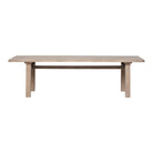 Mesa de comedor natural de álamo Avutarda