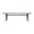 Mesa de comedor natural de álamo Sisón